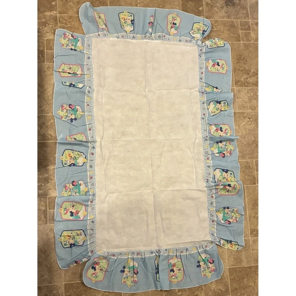Disney Baby Mickey‎ Minnie Mouse Crib Quilt Comforter Fitted Sheet Crib Skirt